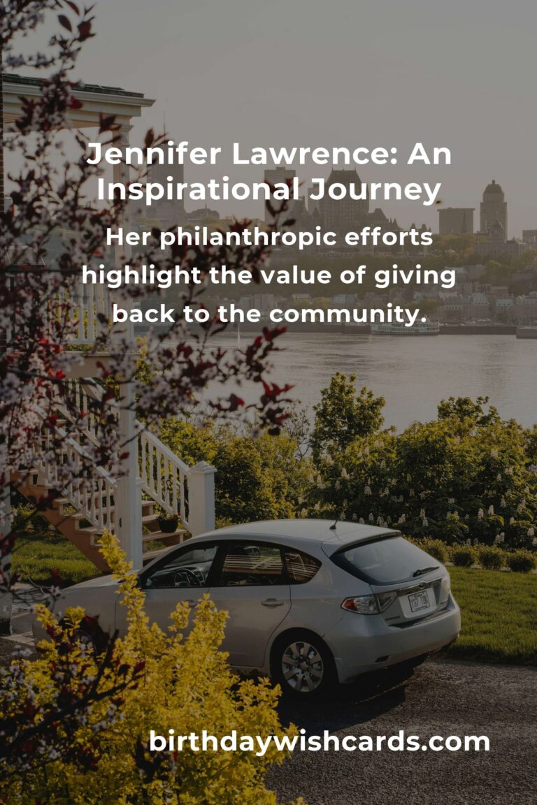Jennifer Lawrence Birthday Tribute: Life Lessons and Inspiration