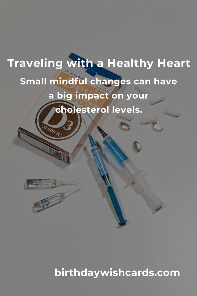 Journey to Heart Health: Improving Cholesterol on a Budget as a Traveler