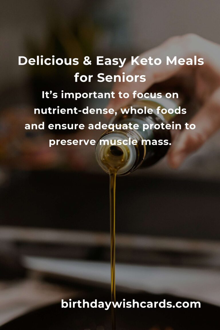 Keto Recipes for Seniors: The Complete Guide to Healthy, Delicious & Easy Low-Carb Living After 60