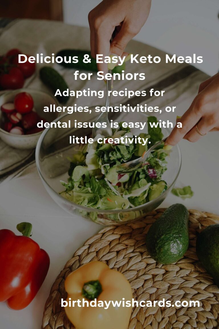 Keto Recipes for Seniors: The Complete Guide to Healthy, Delicious & Easy Low-Carb Living After 60