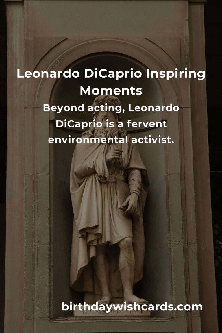Leonardo DiCaprio Birthday Tribute: Life Lessons and Inspiration