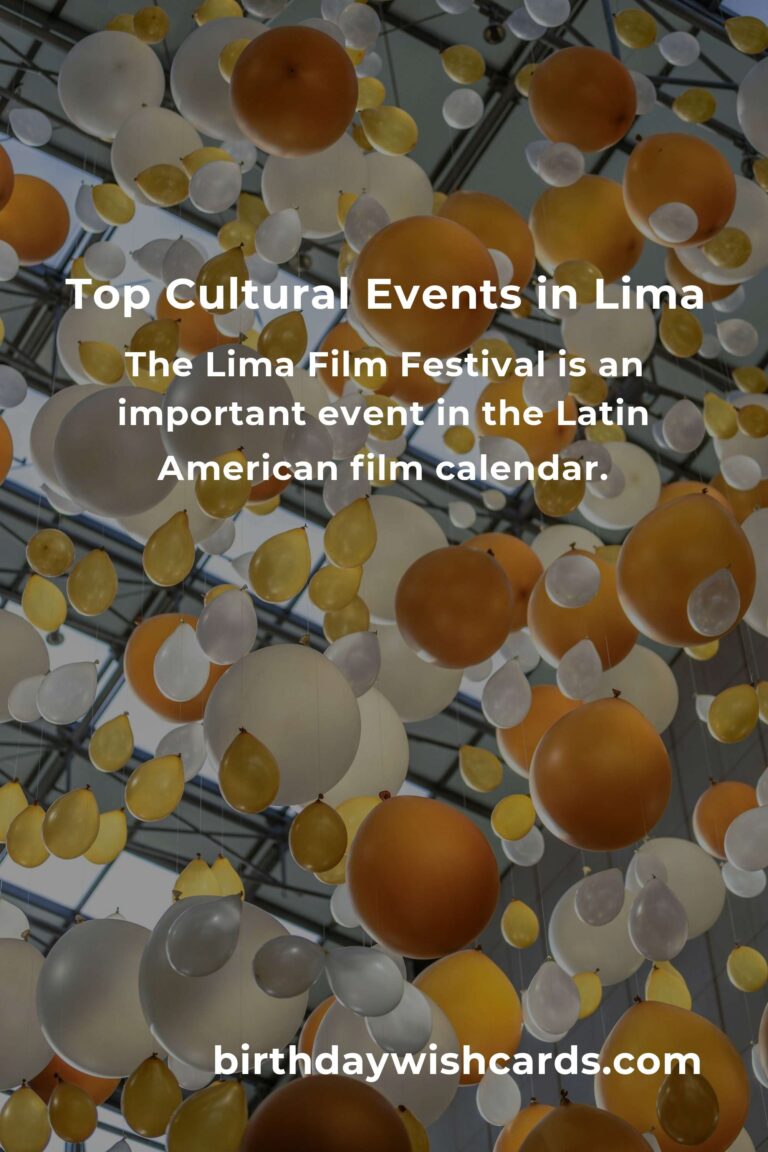 Lima Cultural Events You Can't Miss in 2025