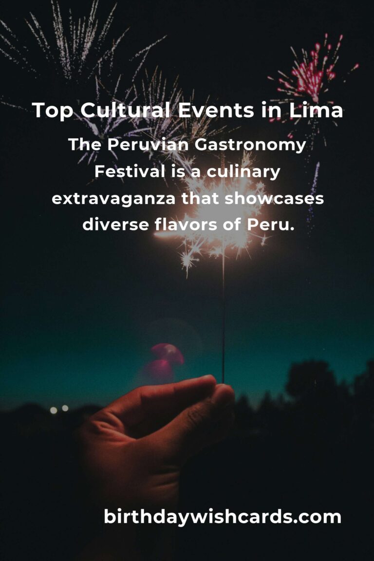Lima Cultural Events You Can't Miss in 2025