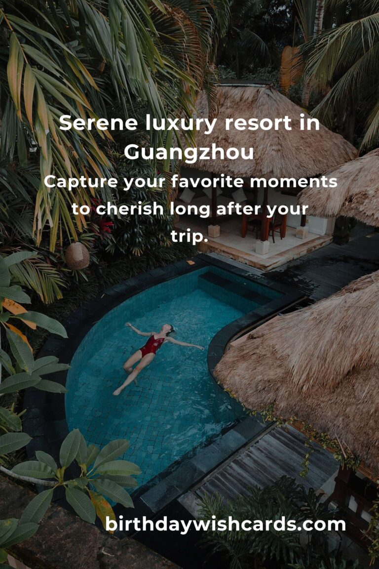 Live the Dream: Your Heartfelt Budget Guide to Luxury Resorts in Guangzhou