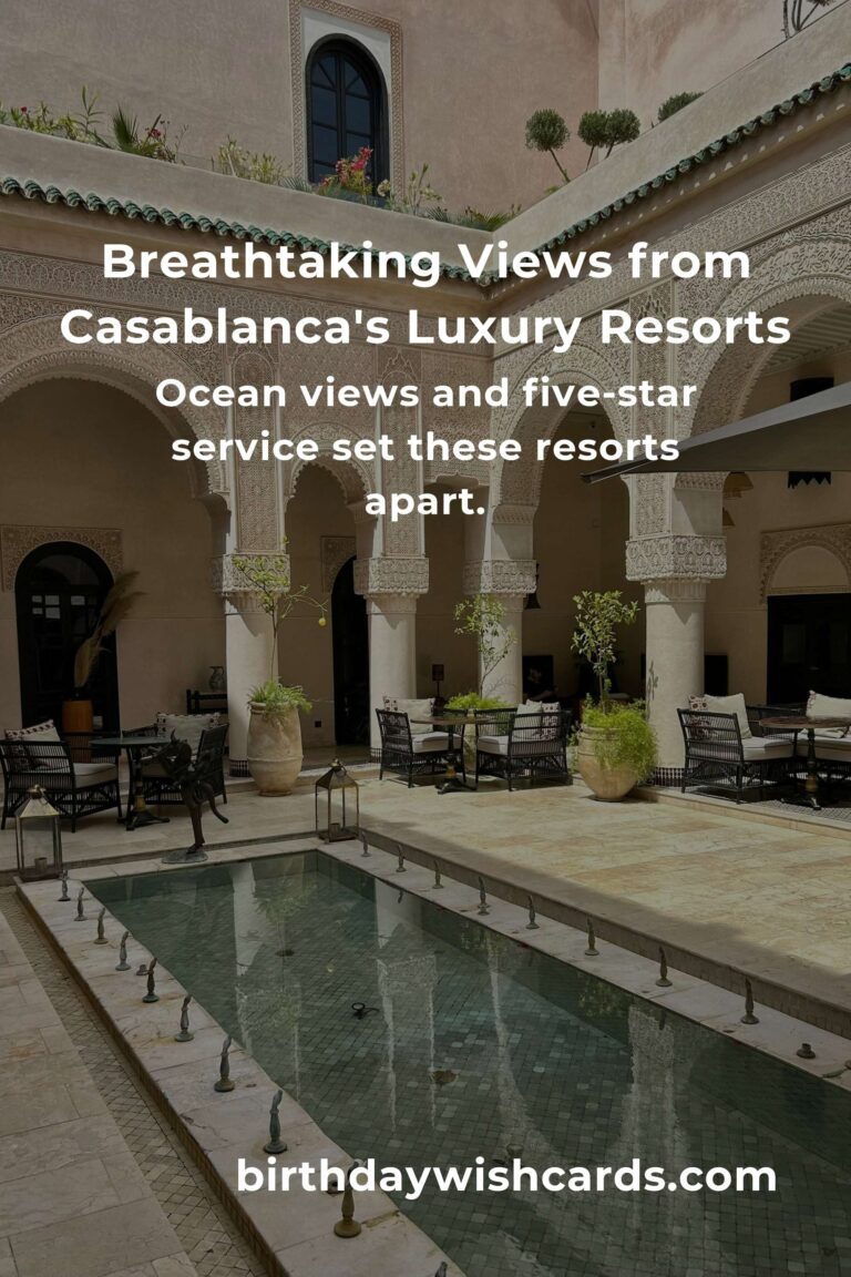 Luxury Resorts in Casablanca: Experience Opulence and Tranquility by the Ocean