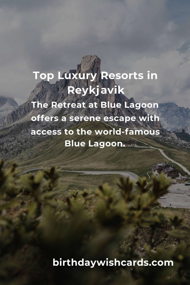 Luxury Resorts in Reykjavik: Ultimate Guide to Opulent Stays