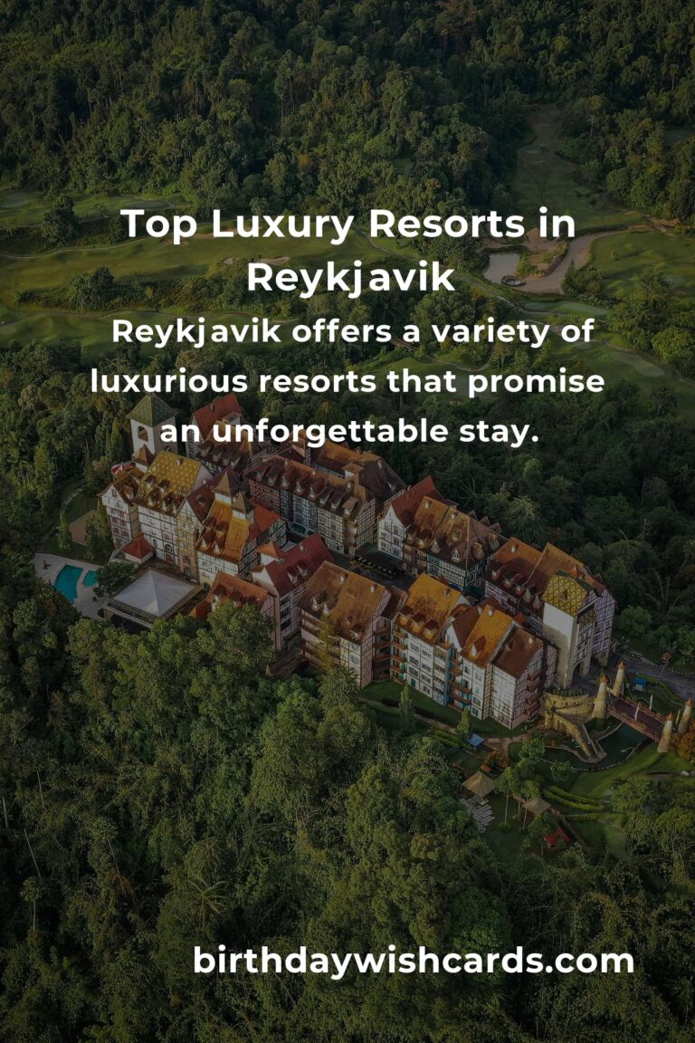 Luxury Resorts in Reykjavik: Ultimate Guide to Opulent Stays