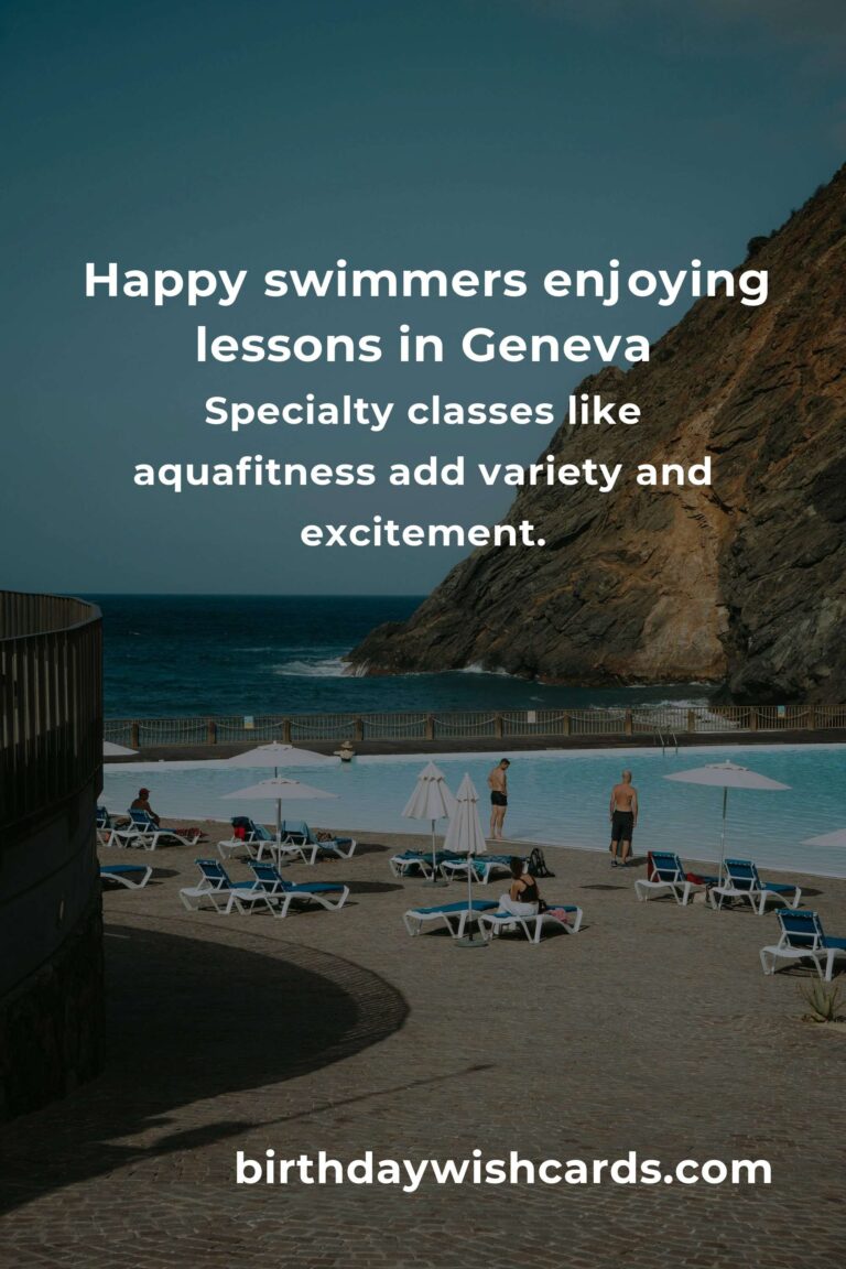 Make a Splash in 2025: The Best Swimming Classes in Geneva for Every Age and Skill Level