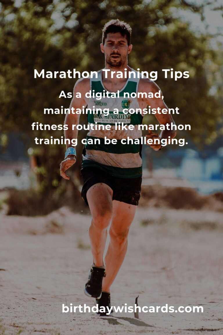 Marathon Training for Digital Nomads: A Comprehensive Guide to Getting Started