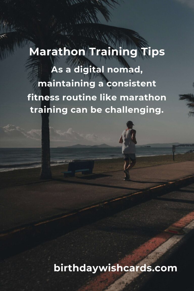 Marathon Training for Digital Nomads: A Comprehensive Guide to Getting Started
