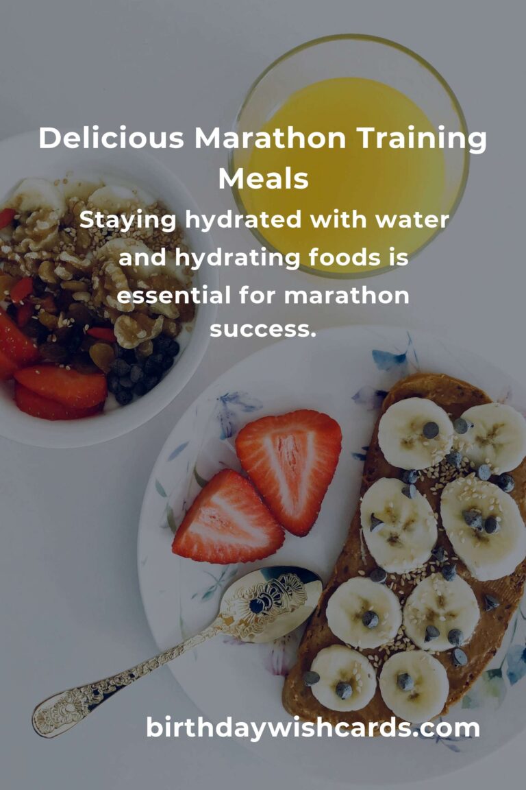 Marathon Training for Food Lovers: Fueling Your Run with Delicious Nutrition