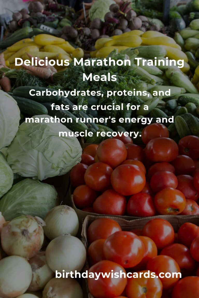 Marathon Training for Food Lovers: Fueling Your Run with Delicious Nutrition