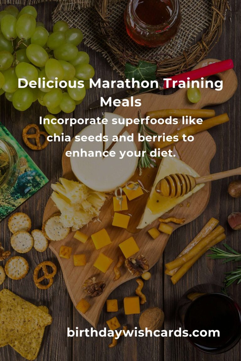 Marathon Training for Food Lovers: Fueling Your Run with Delicious Nutrition