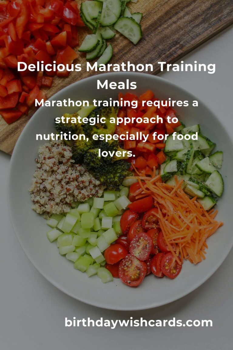 Marathon Training for Food Lovers: Fueling Your Run with Delicious Nutrition