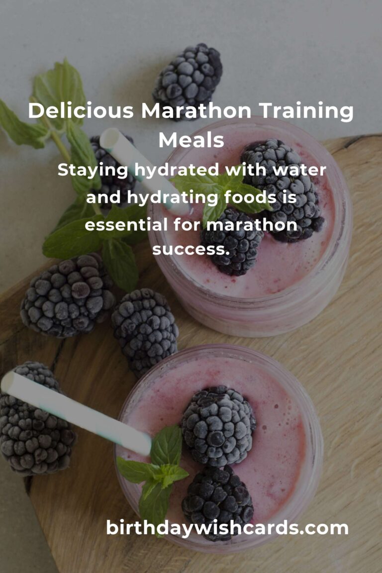 Marathon Training for Food Lovers: Fueling Your Run with Delicious Nutrition