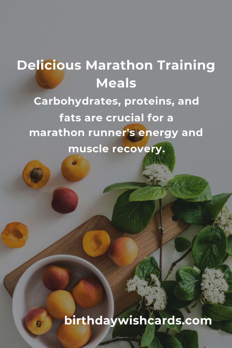 Marathon Training for Food Lovers: Fueling Your Run with Delicious Nutrition