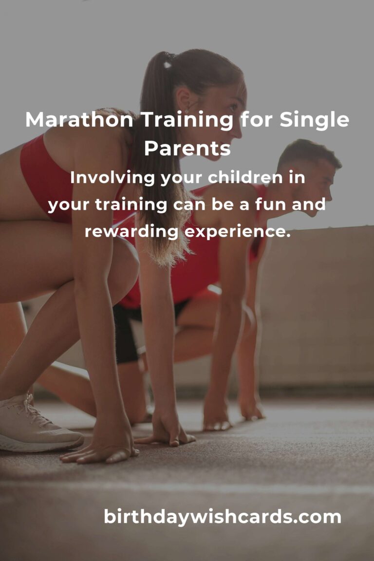 Marathon Training for Single Parents: Getting Started with Confidence