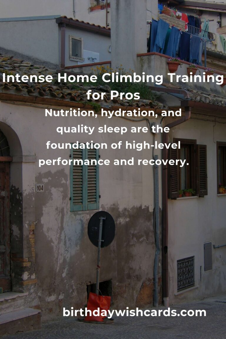 Master Your Ascent: The Ultimate Home Rock Climbing Routine for Professionals