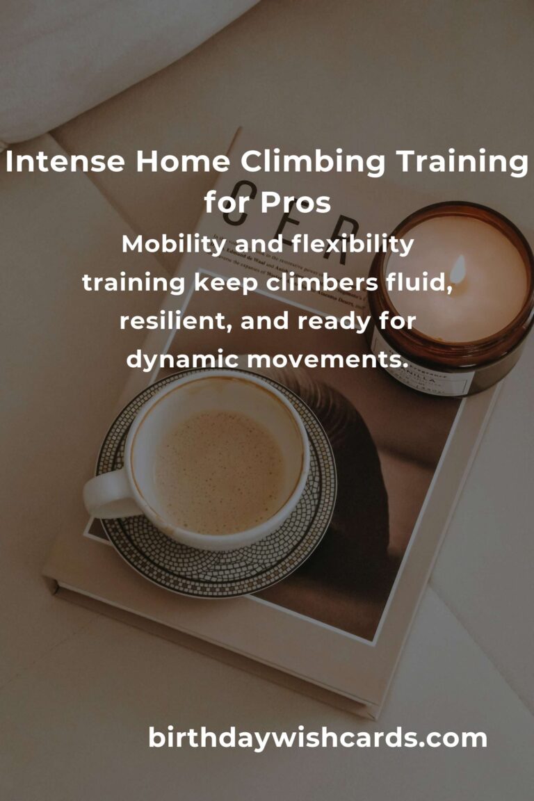 Master Your Ascent: The Ultimate Home Rock Climbing Routine for Professionals