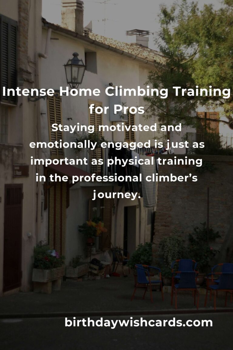 Master Your Ascent: The Ultimate Home Rock Climbing Routine for Professionals