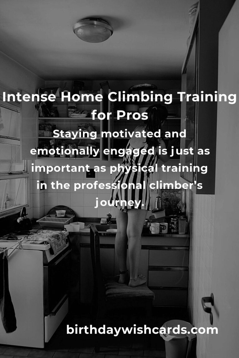 Master Your Ascent: The Ultimate Home Rock Climbing Routine for Professionals