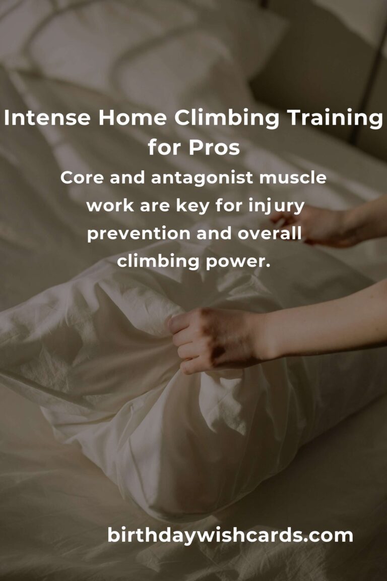 Master Your Ascent: The Ultimate Home Rock Climbing Routine for Professionals