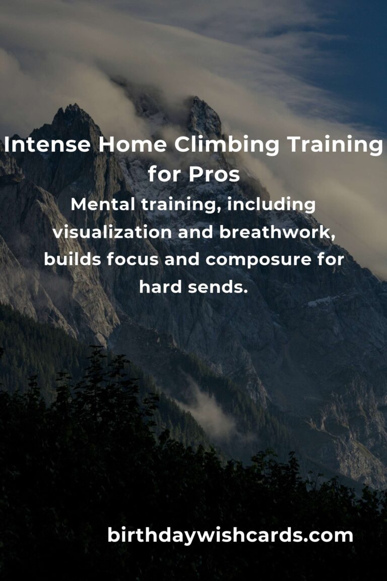 Master Your Ascent: The Ultimate Home Rock Climbing Routine for Professionals