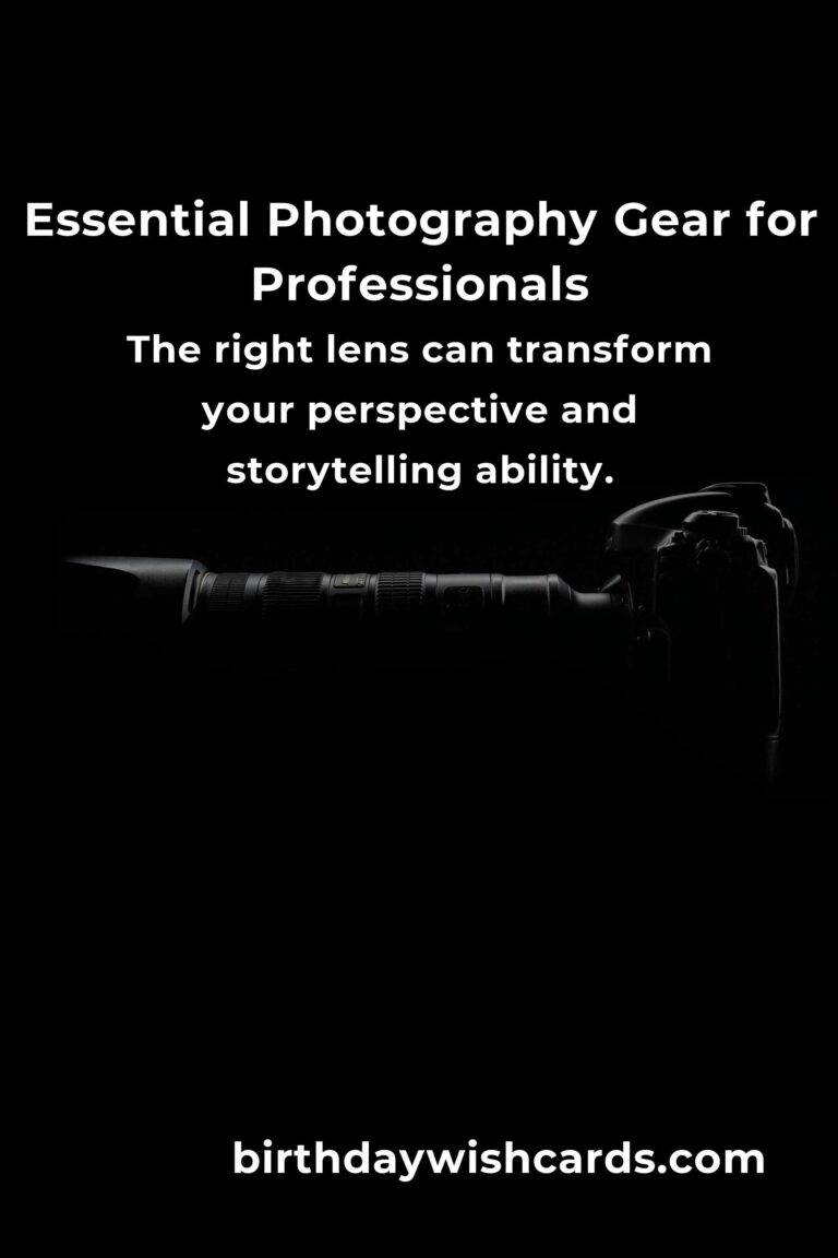 Mastering Photography Gear: The Heartfelt Journey of a Professional