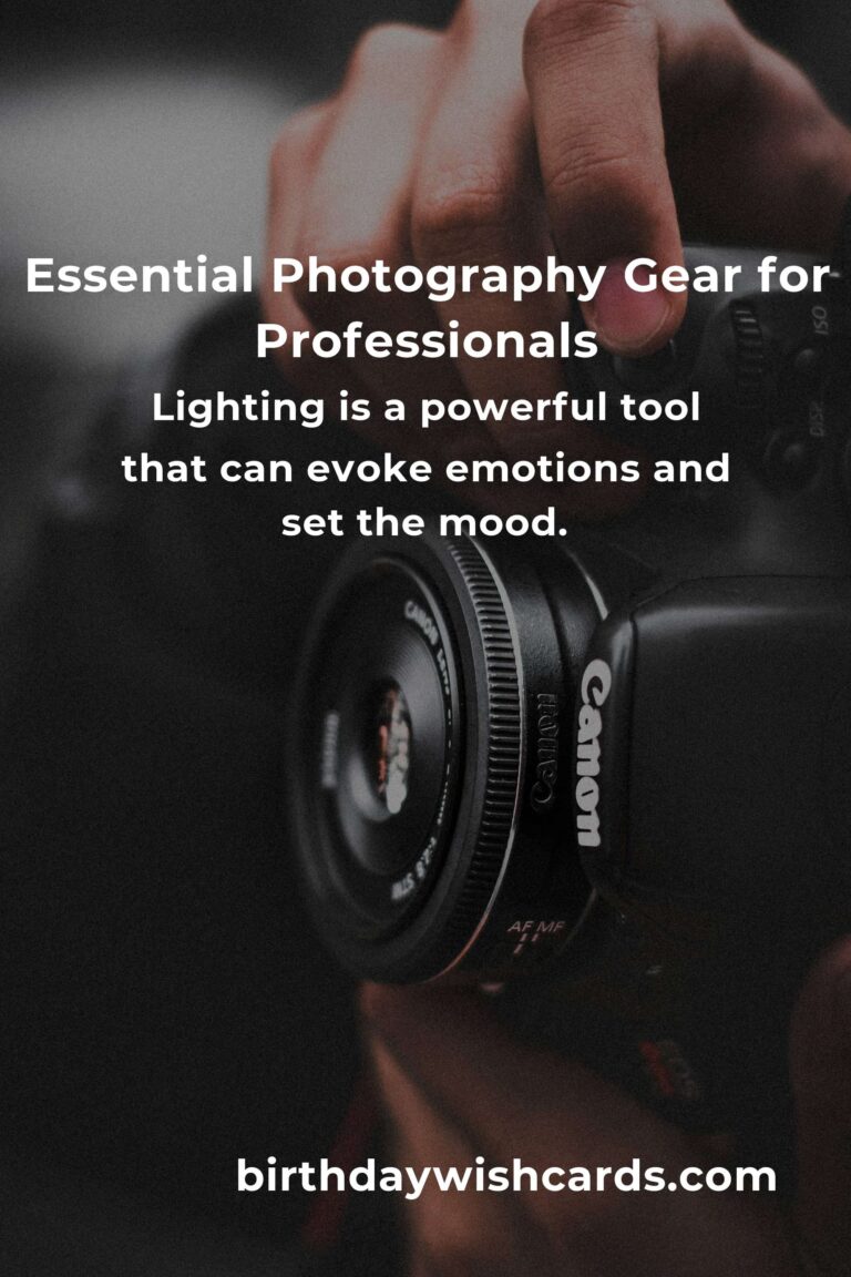 Mastering Photography Gear: The Heartfelt Journey of a Professional
