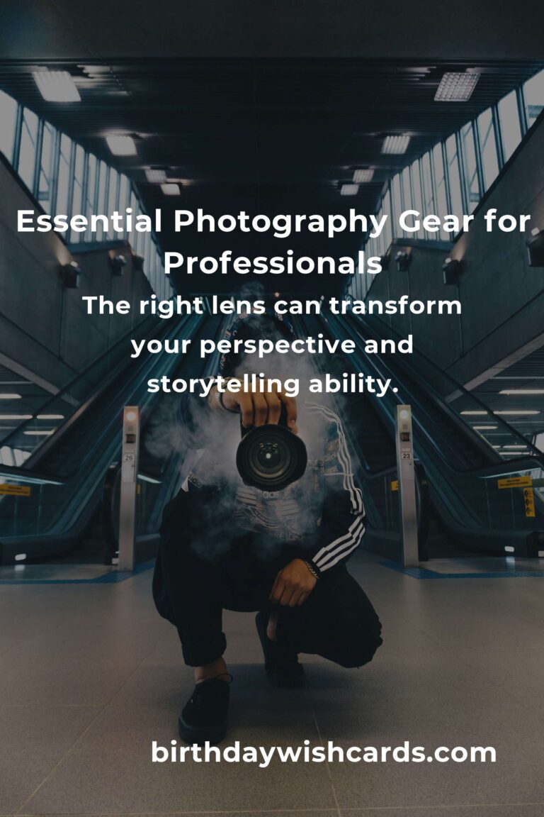 Mastering Photography Gear: The Heartfelt Journey of a Professional