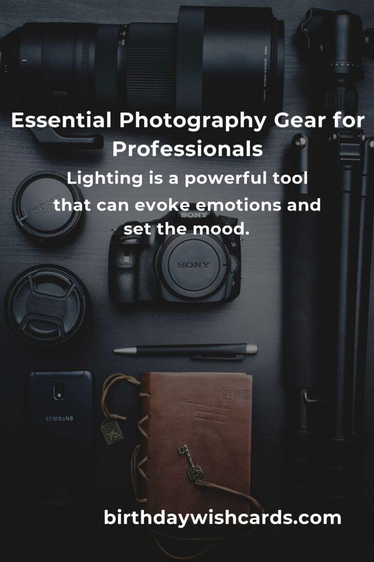 Mastering Photography Gear: The Heartfelt Journey of a Professional