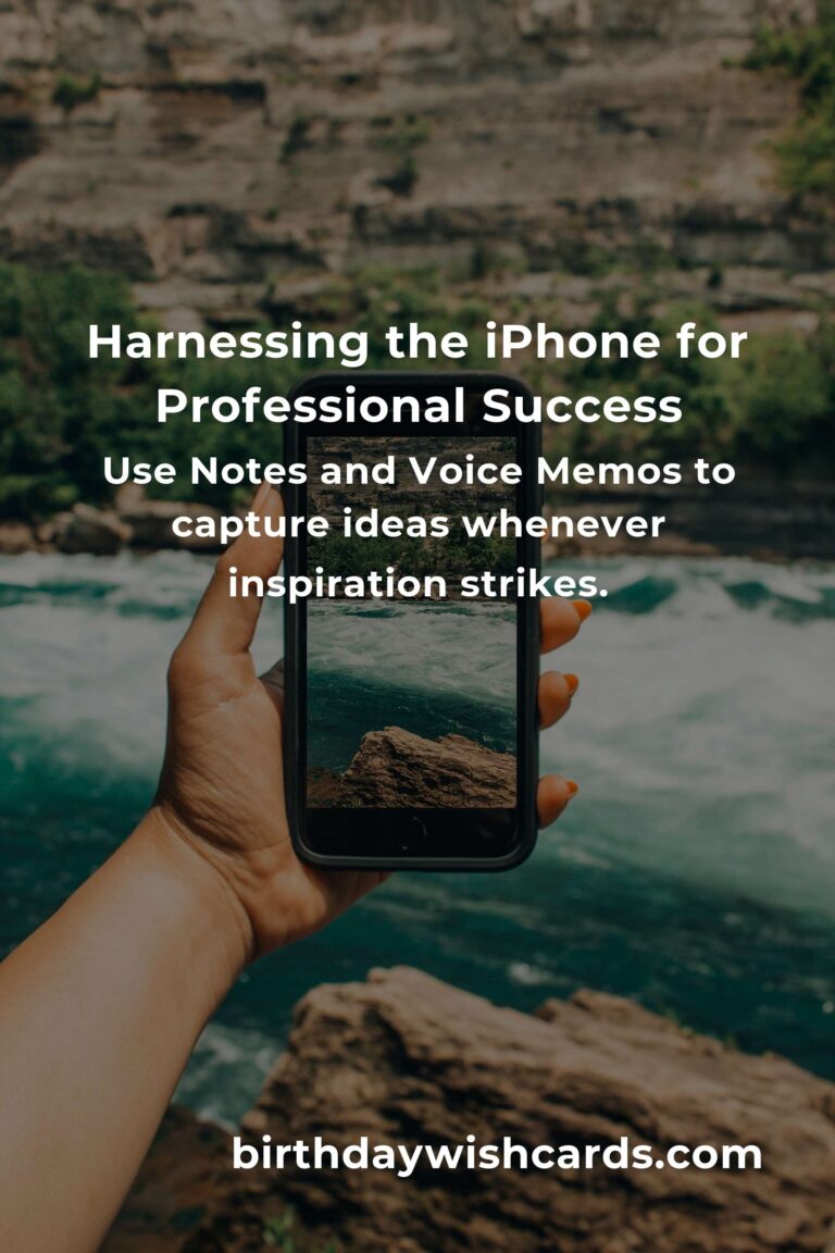 Mastering Your iPhone: Essential Tips for Professionals Seeking Efficiency and Balance