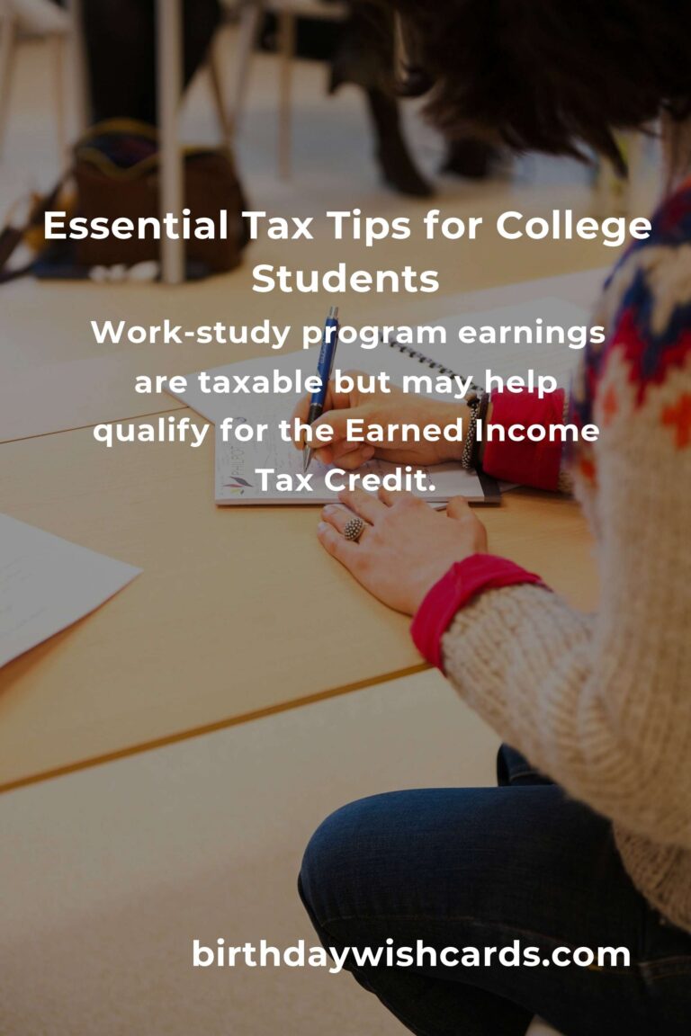 Maximize Your Tax Savings: Essential Tips for College Students in 2025