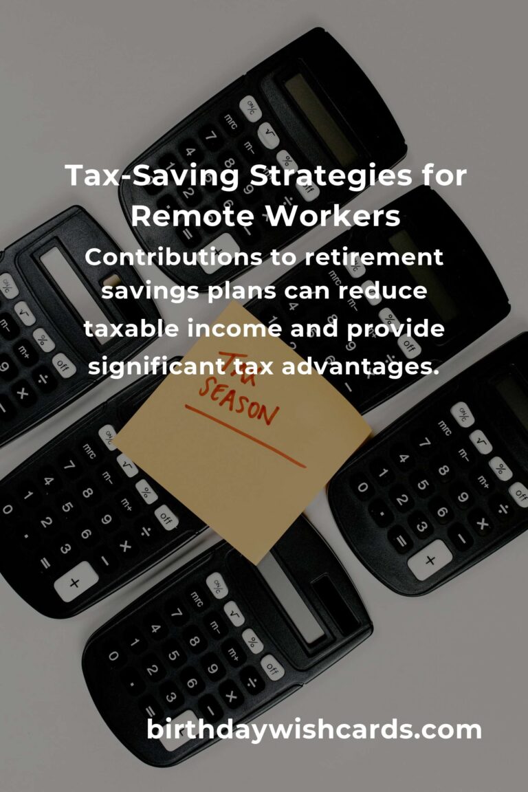 Maximize Your Tax Savings: Essential Tips for Remote Workers
