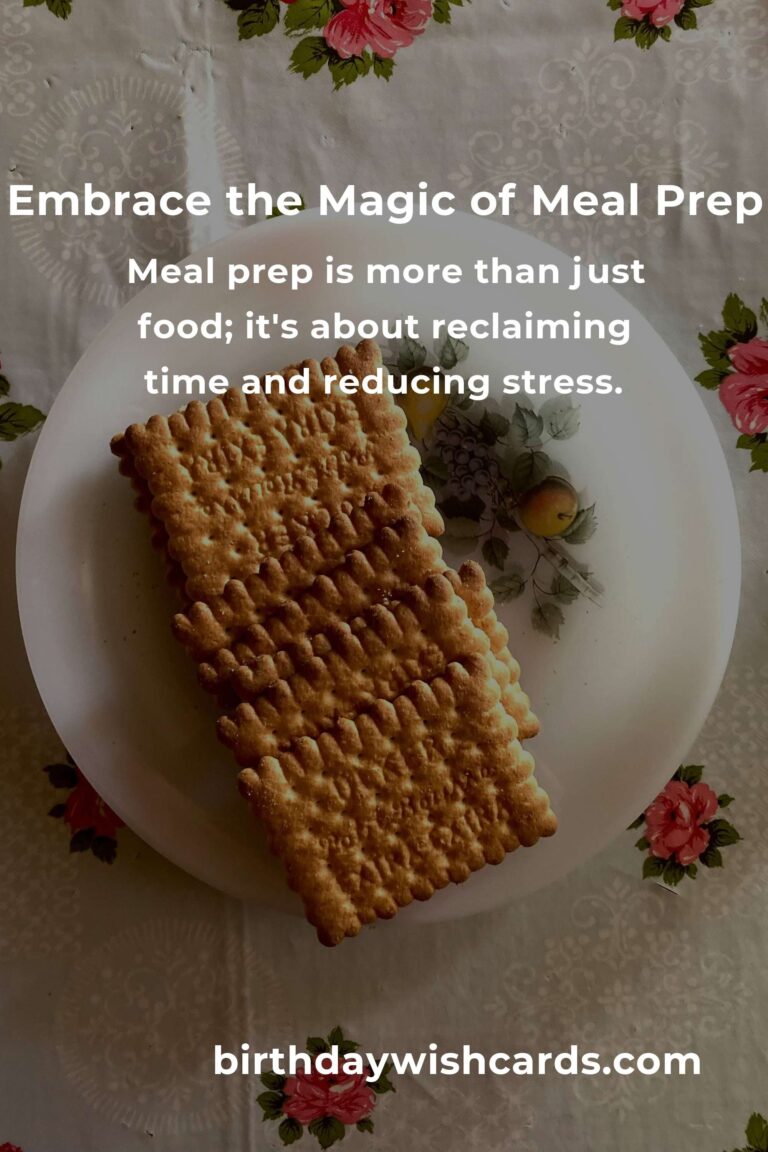 Meal Prep Magic: A Heartfelt Guide for First-Time Buyers