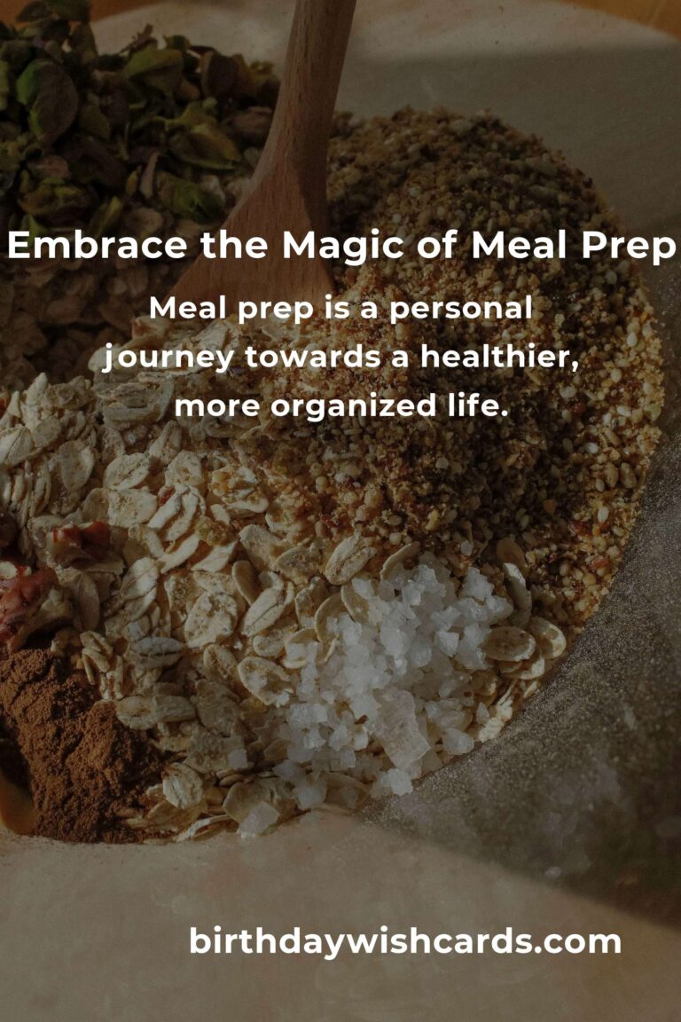 Meal Prep Magic: A Heartfelt Guide for First-Time Buyers