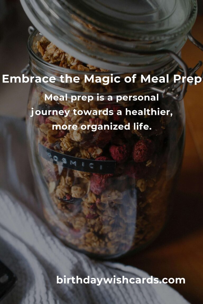 Meal Prep Magic: A Heartfelt Guide for First-Time Buyers