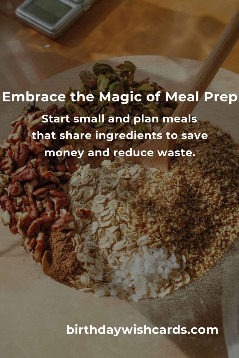 Meal Prep Magic: A Heartfelt Guide for First-Time Buyers