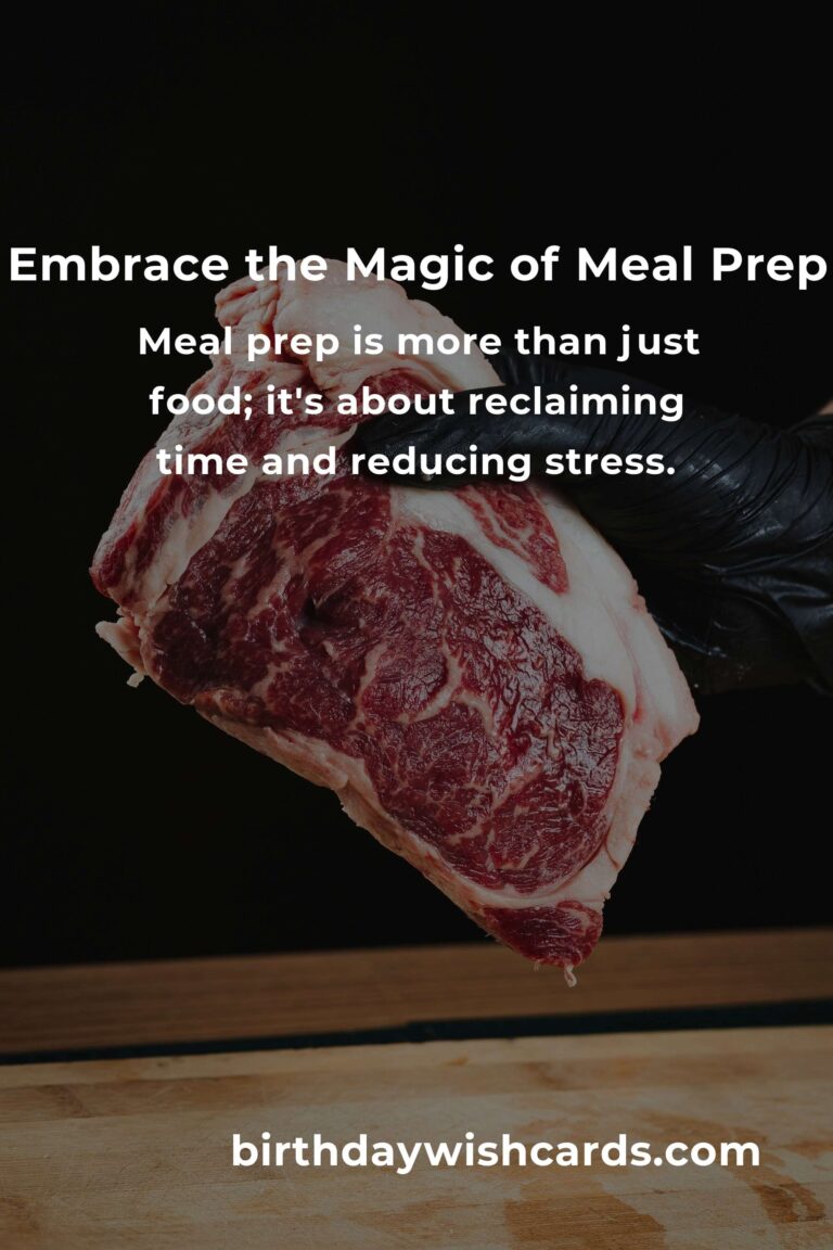 Meal Prep Magic: A Heartfelt Guide for First-Time Buyers