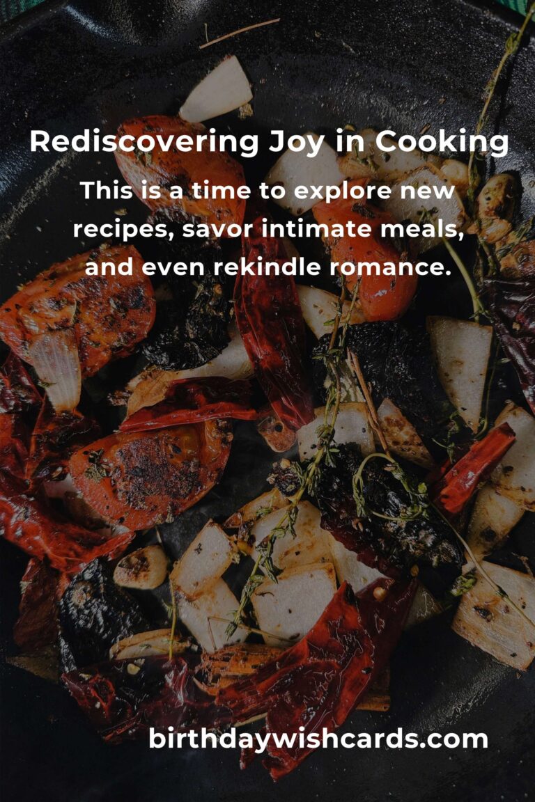 Meal Prep for Empty Nesters: A Heartfelt Guide to Rediscovering Joy in Cooking