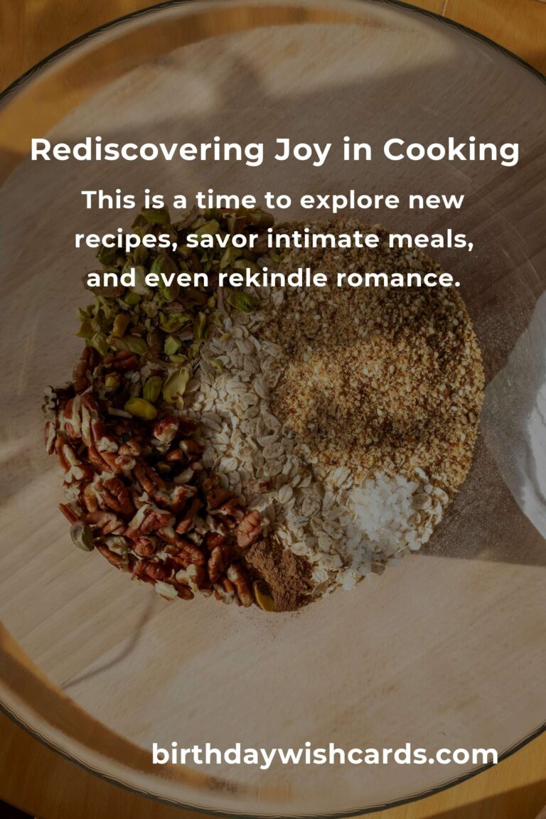 Meal Prep for Empty Nesters: A Heartfelt Guide to Rediscovering Joy in Cooking