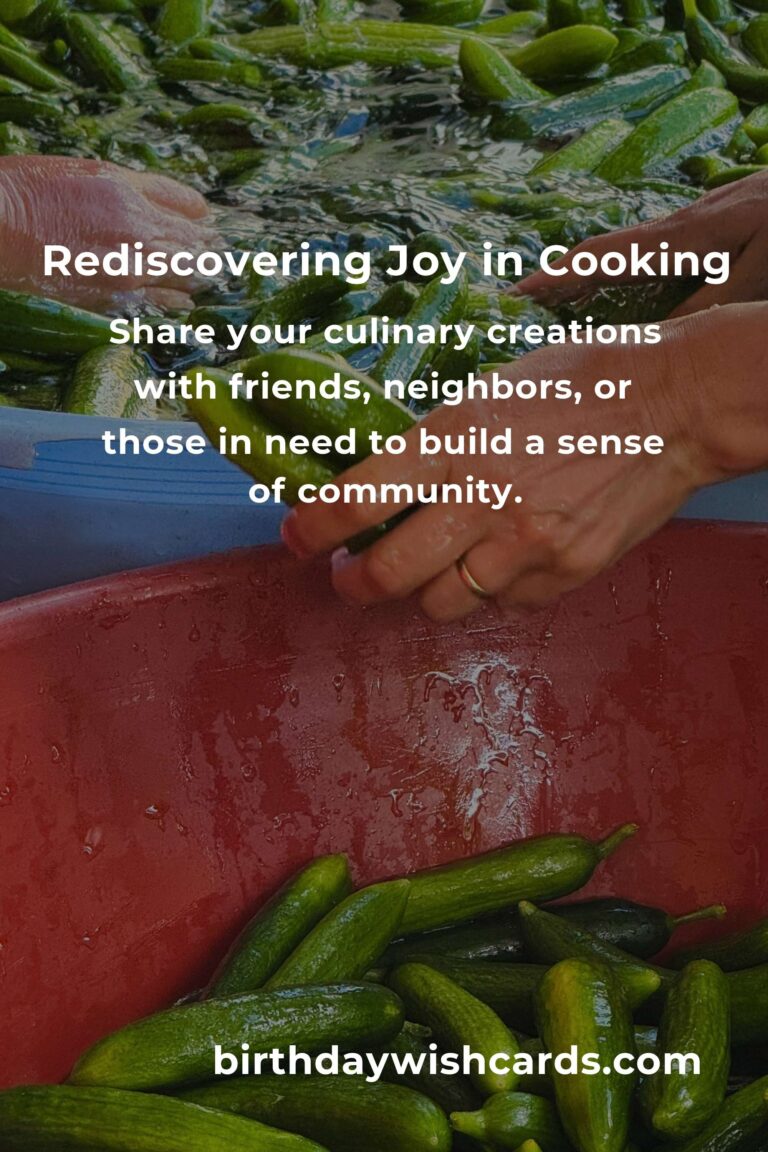 Meal Prep for Empty Nesters: A Heartfelt Guide to Rediscovering Joy in Cooking