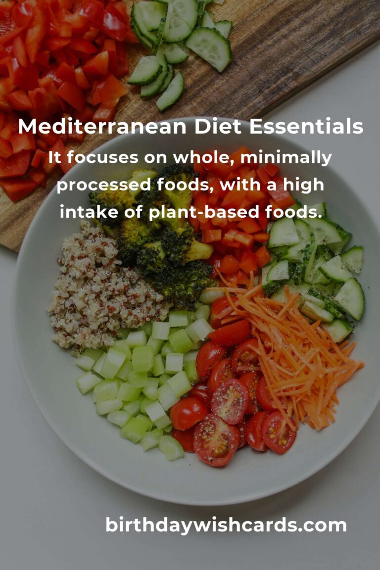 Mediterranean Diet for Professionals: A Comprehensive Guide