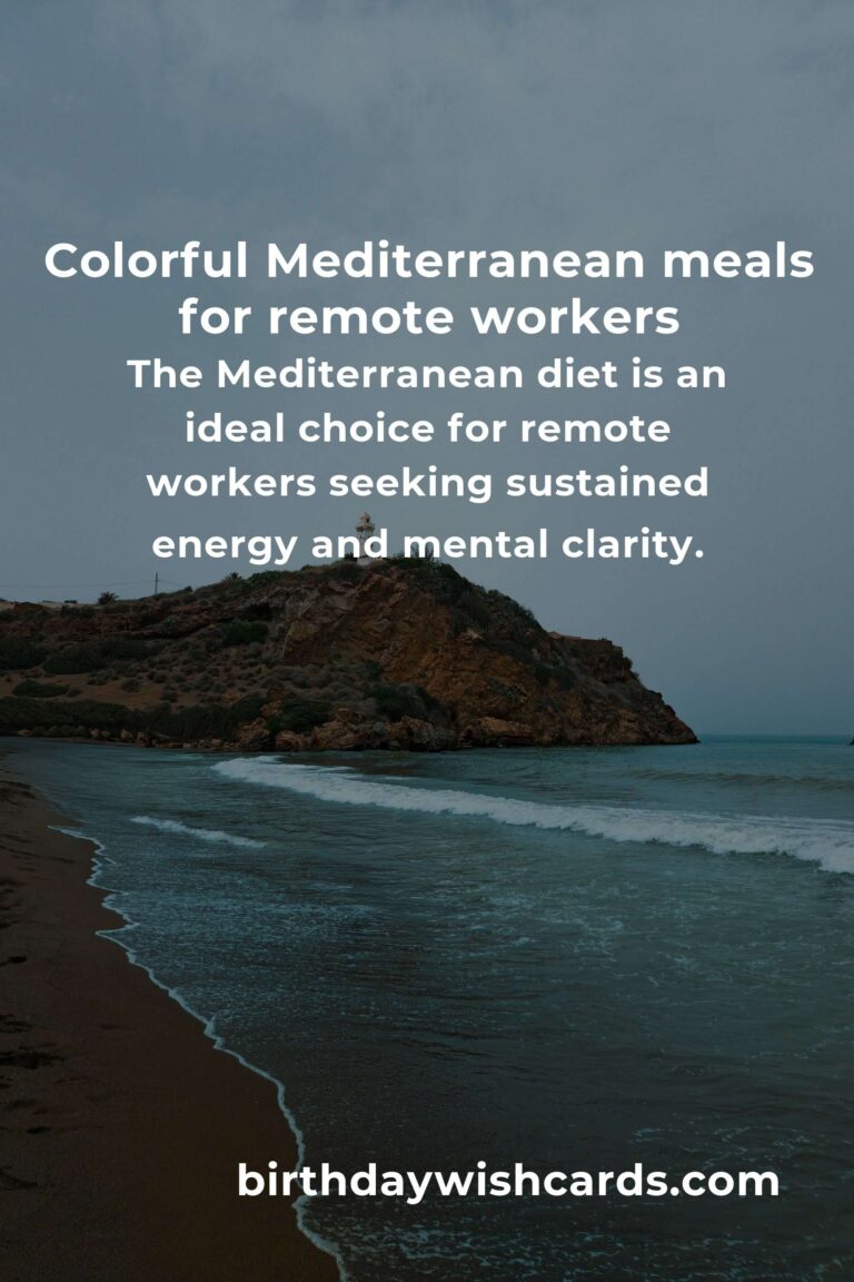 Mediterranean Diet for Remote Workers: Your Complete Guide to Eating Well and Thriving from Home