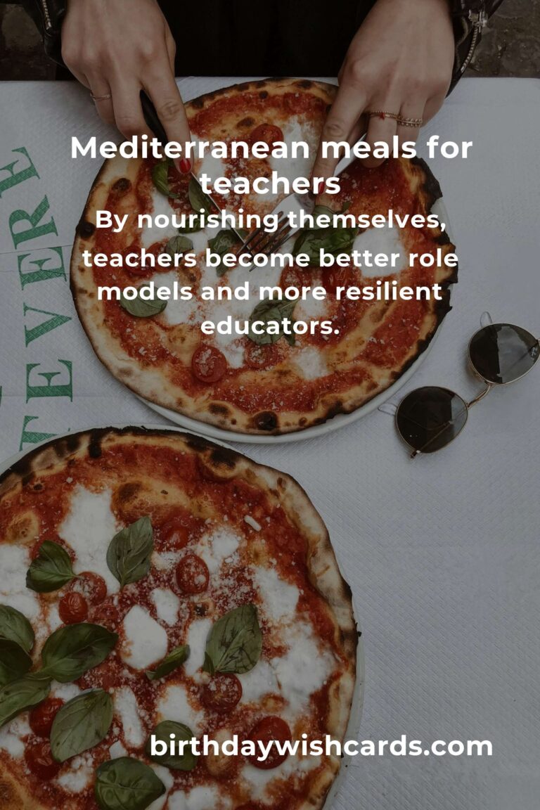 Mediterranean Diet for Teachers: The Complete Guide to Energy, Focus, and Wellbeing