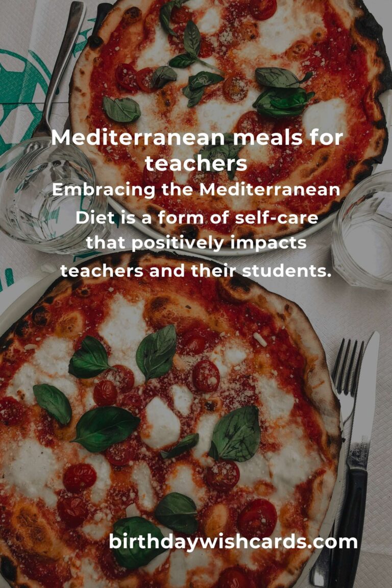 Mediterranean Diet for Teachers: The Complete Guide to Energy, Focus, and Wellbeing