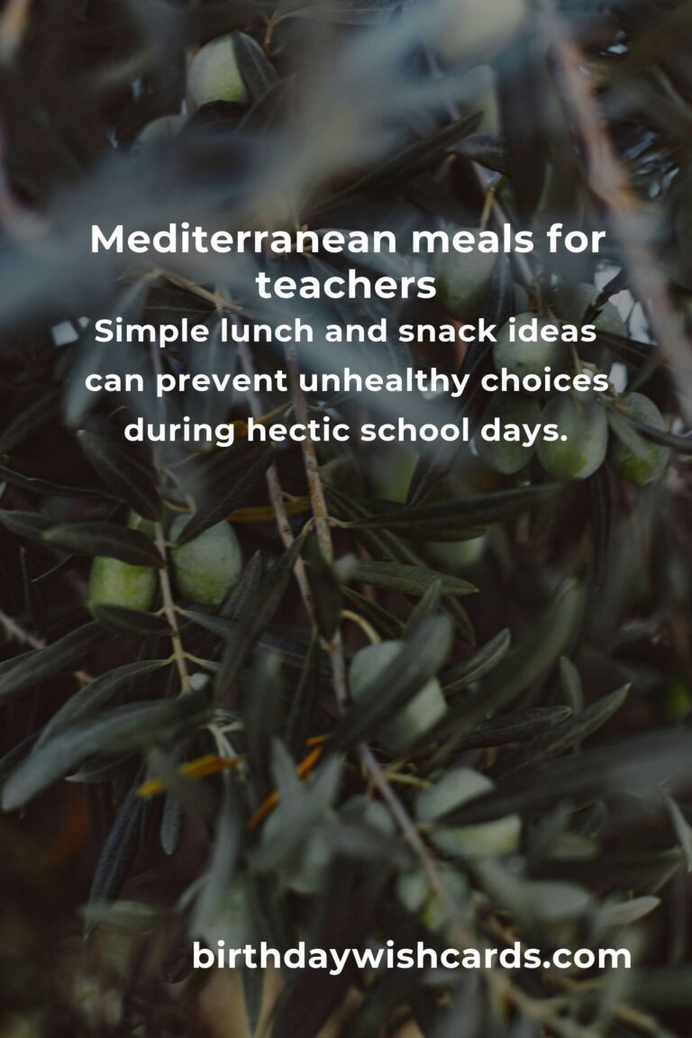 Mediterranean Diet for Teachers: The Complete Guide to Energy, Focus, and Wellbeing