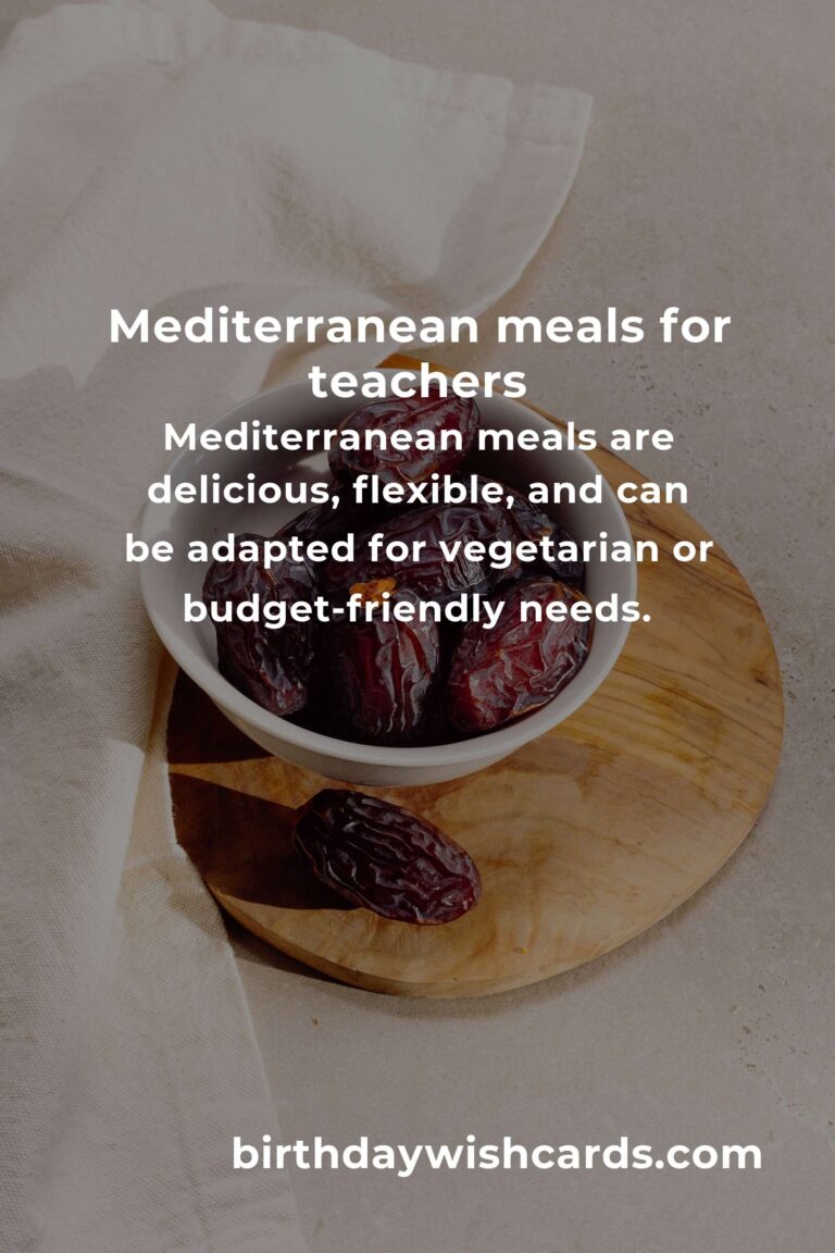 Mediterranean Diet for Teachers: The Complete Guide to Energy, Focus, and Wellbeing