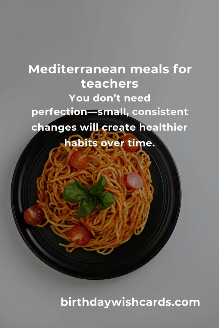 Mediterranean Diet for Teachers: The Complete Guide to Energy, Focus, and Wellbeing
