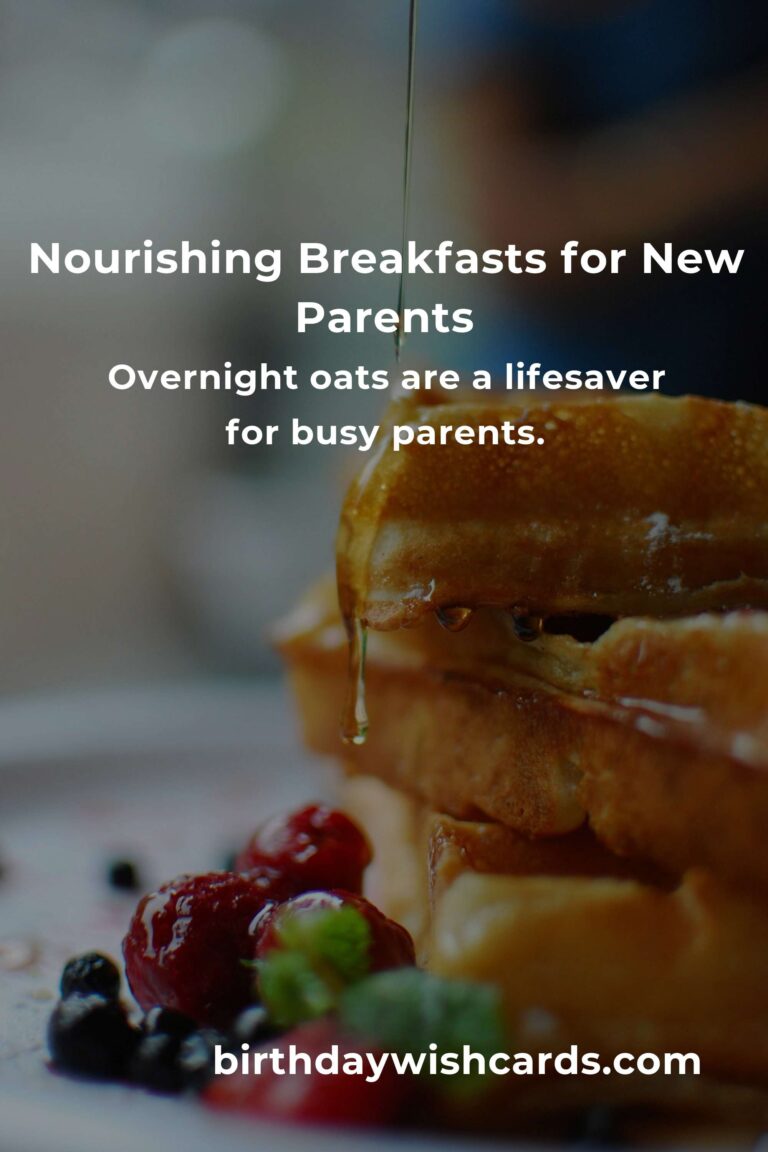 Morning Magic: Breakfast Recipes to Energize New Parents